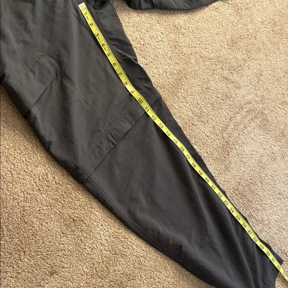 Men's Charcoal Cargo Pants zip into shorts size XL - Picture 7 of 8